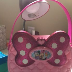 Minnie Mouse pocketbook with accessories